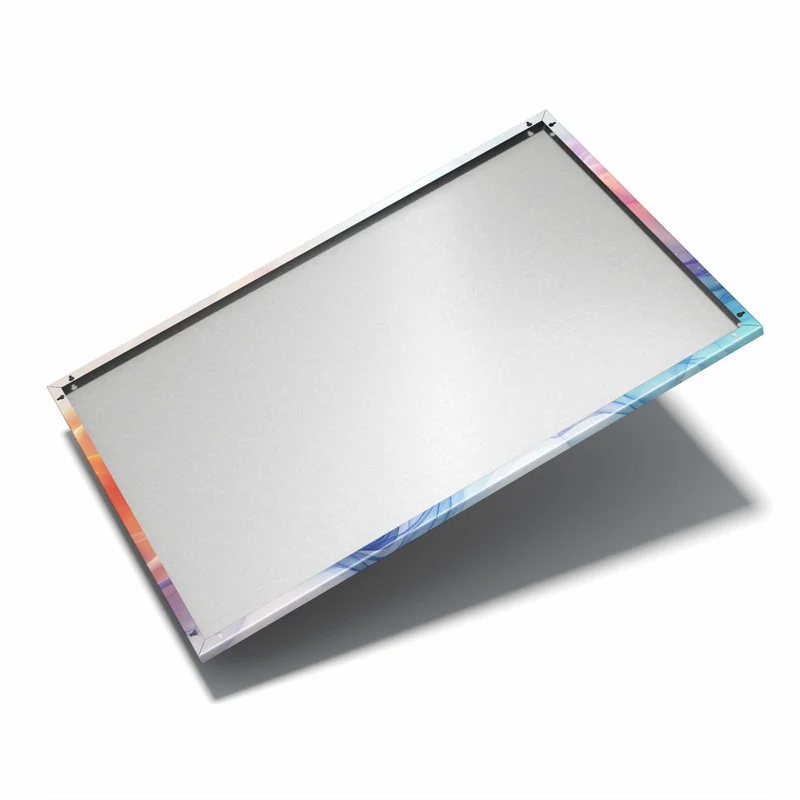 Metall Magnettafel - Seidenbänder in Orange