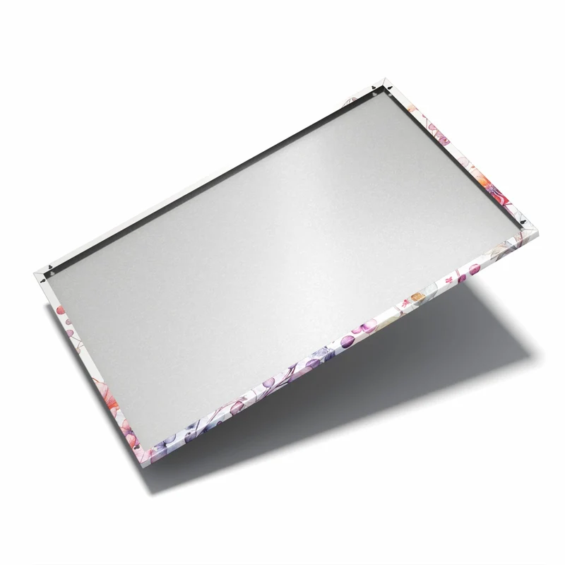 Metall Magnettafel - Falter über Blüten