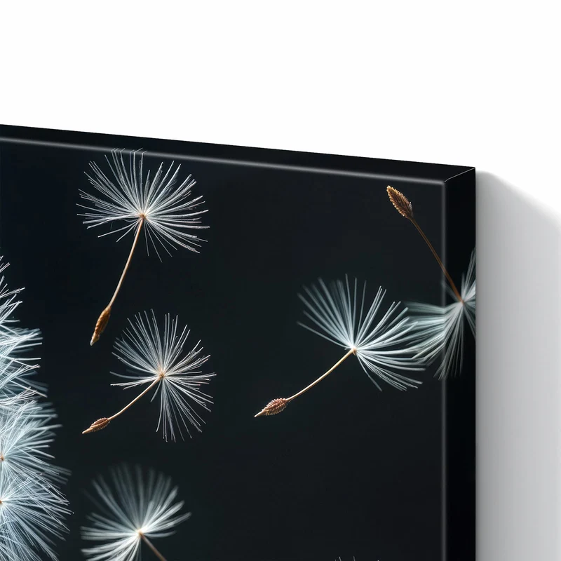 Metall Magnettafel - Fliegende Pusteblume