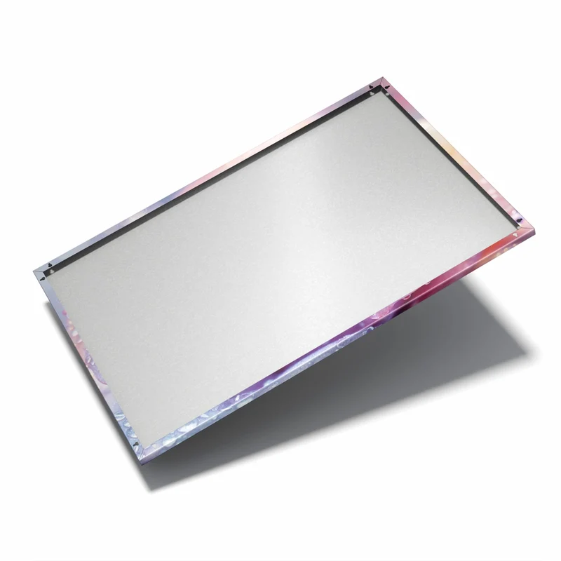 Metall Magnettafel - Lila Rose im Tau