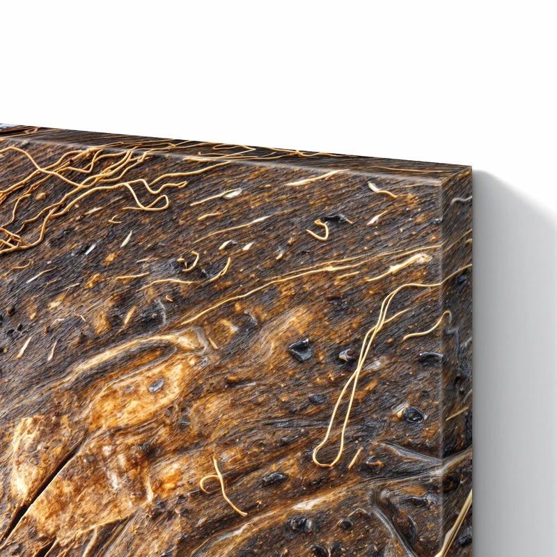 Metall Magnettafel - Faserige Kokosschale