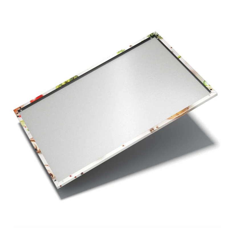 Metall Magnettafel - Roter Topf mit Gemüse