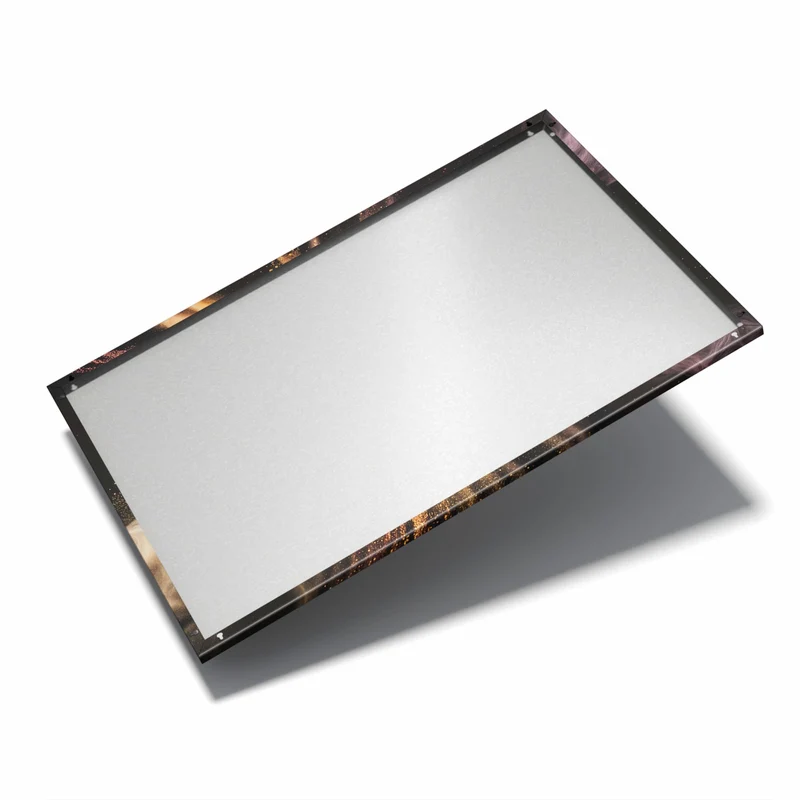 Metall Magnettafel - Farbpulver auf Schwarz