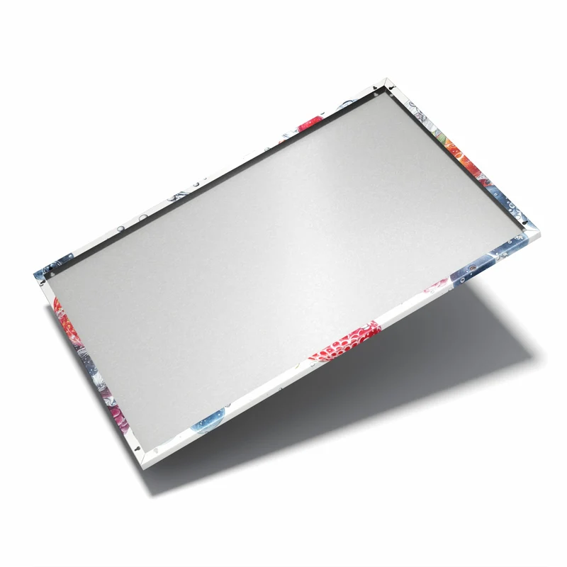 Metall Magnettafel - Beeren im Spritzwasser