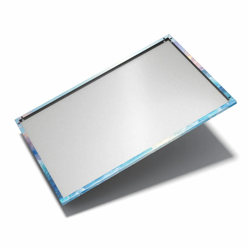 Metall Magnettafel - Wellen in Ölfarben
