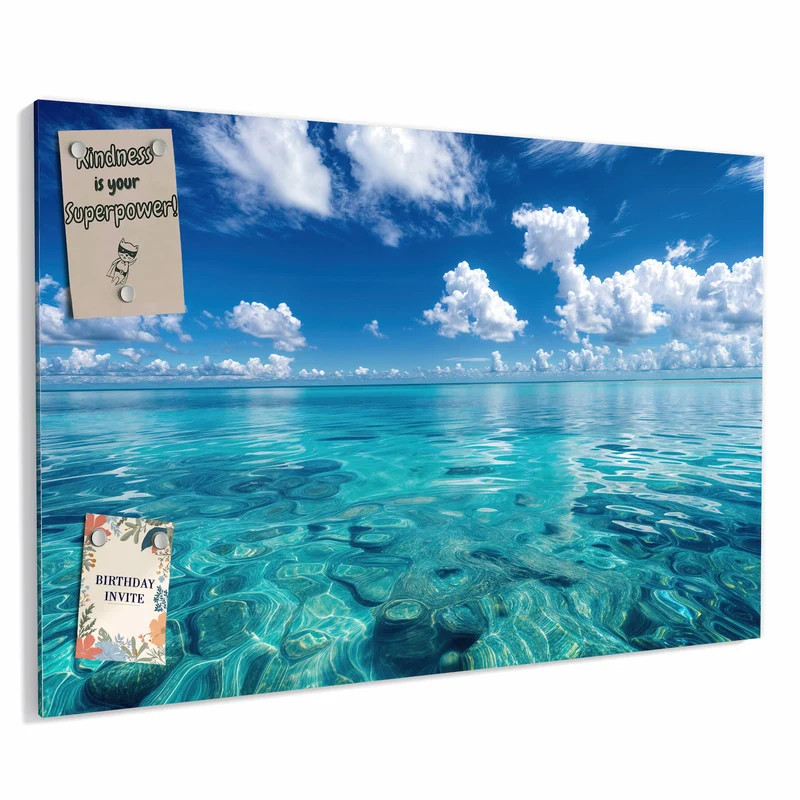 Metall Magnettafel - Meereshorizont