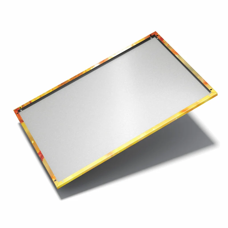 Metall Magnettafel - Sonne im Ahornlaub