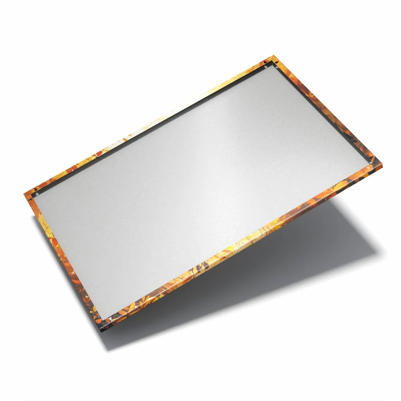 Metall Magnettafel - Herbstwald im Gegenlicht