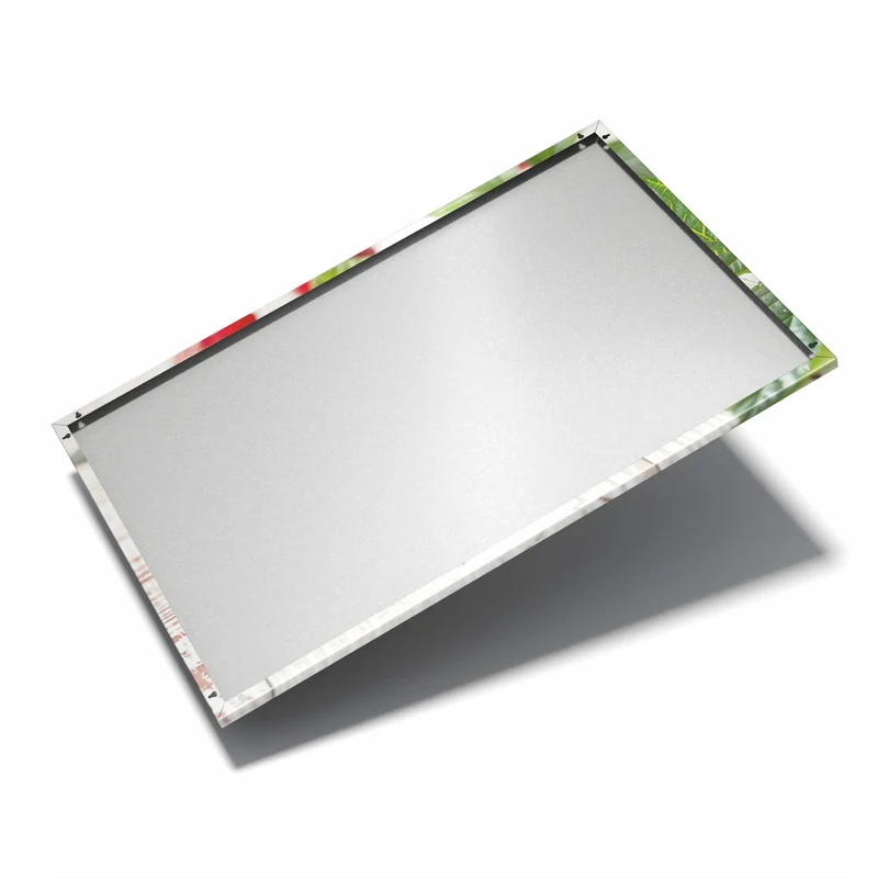 Metall Magnettafel - Himbeeren auf Weiß