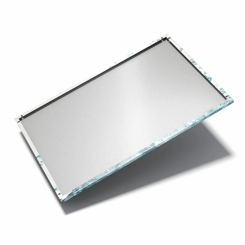 Metall Magnettafel - Stern aus Wasser