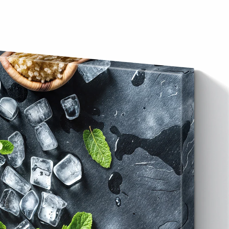 Metall Magnettafel - Shaker mit Limetten