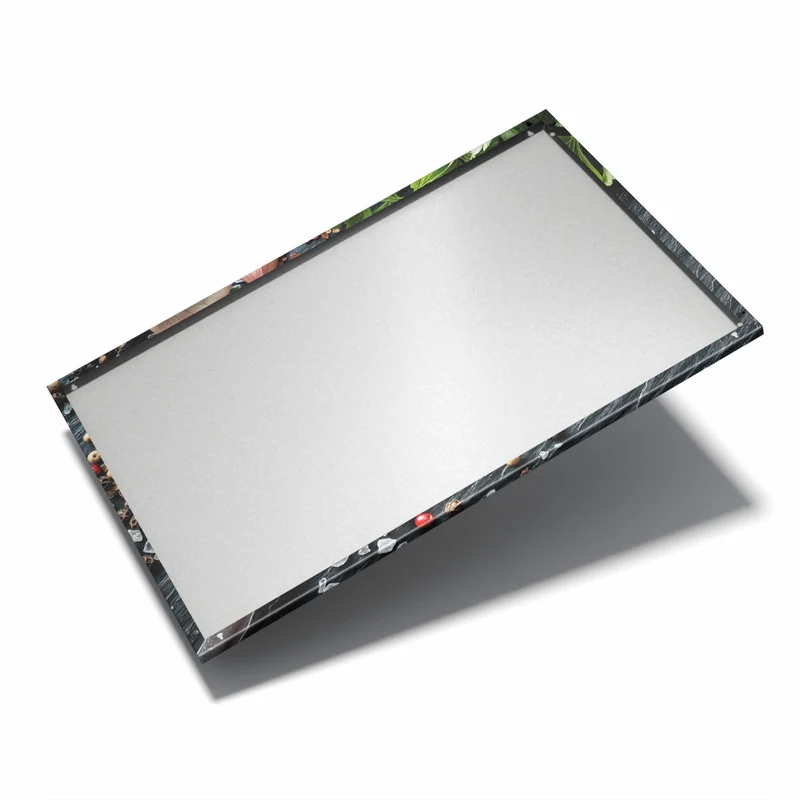 Metall Magnettafel - Salz und Knoblauch