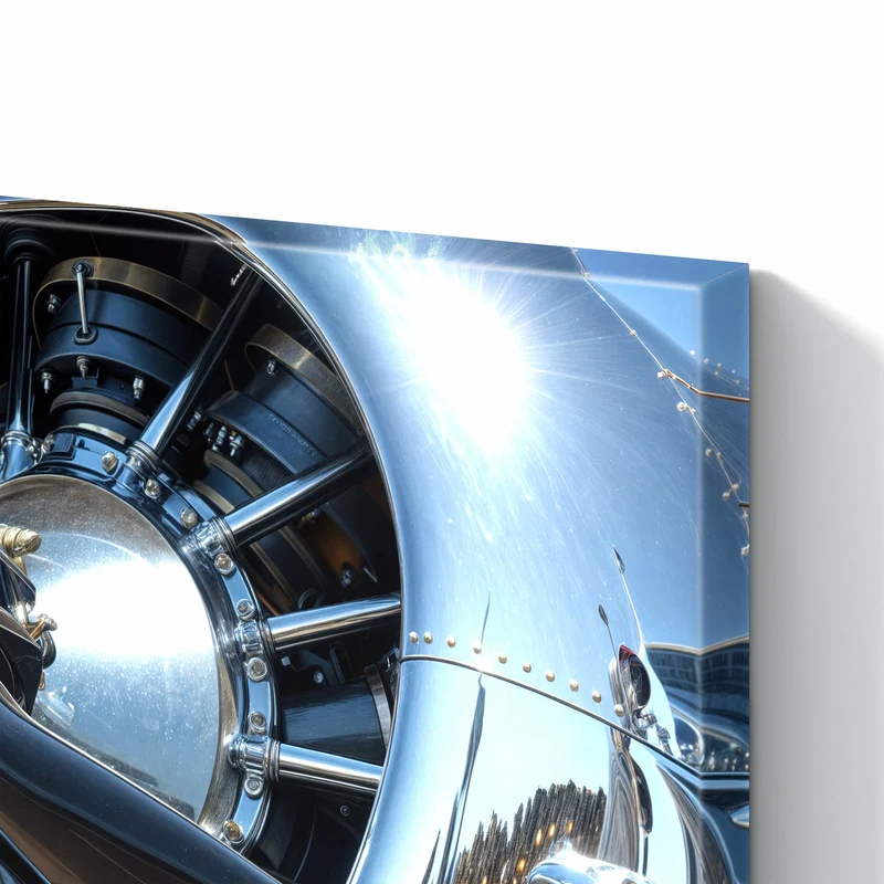 Metall Magnettafel - Flugzeugpropeller