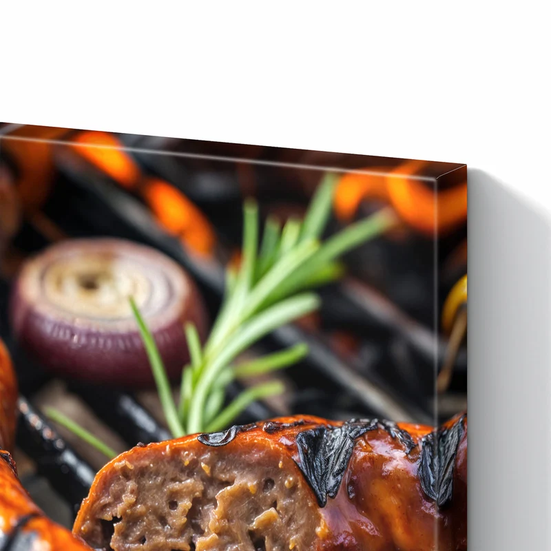 Metall Magnettafel - Bratwurst vom Grill