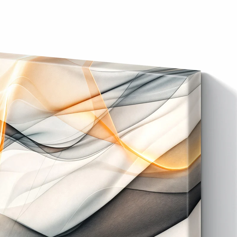 Metall Magnettafel - Schwebende Wellen