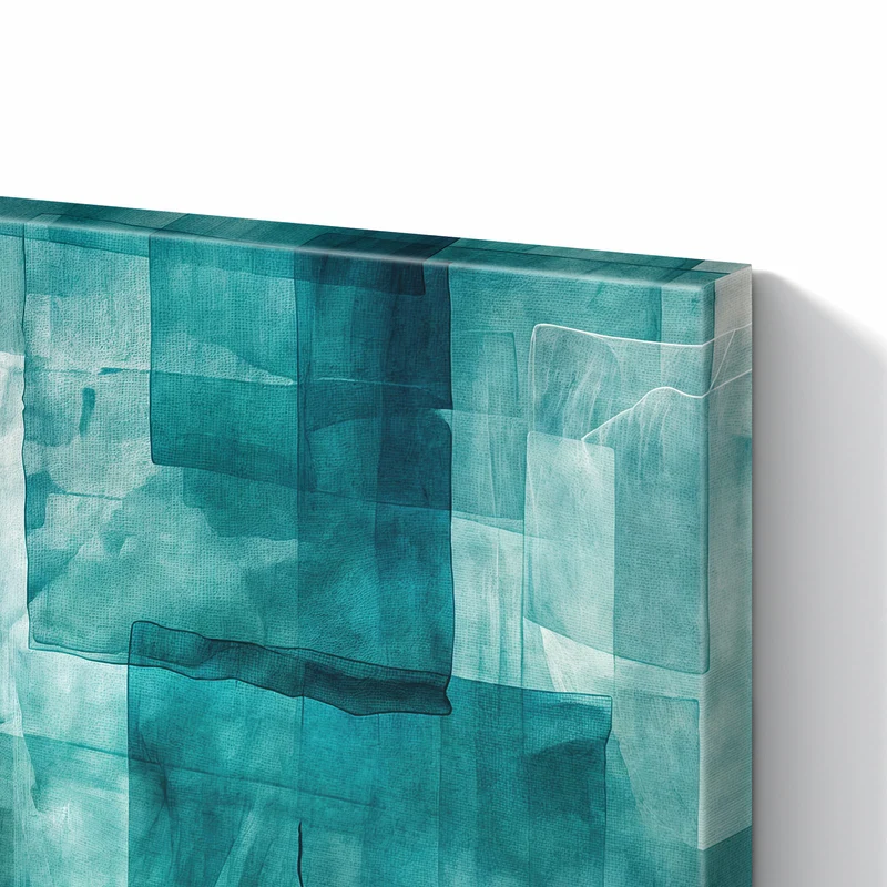 Metall Magnettafel - Transparente Rechtecke