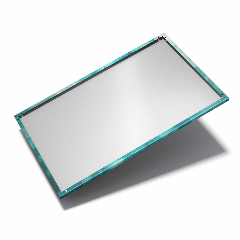 Metall Magnettafel - Transparente Rechtecke