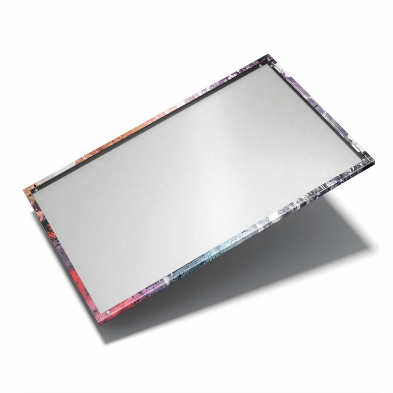 Metall Magnettafel - Farbschlieren in Lila