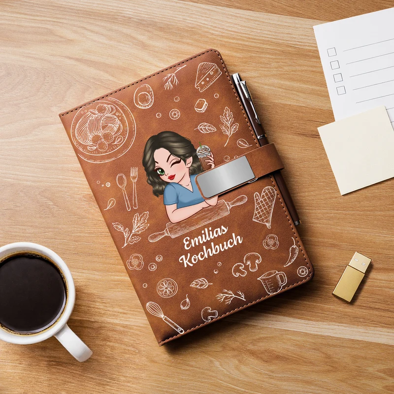 Kochbuch - Personalisierte Geschenke Für Frauen | Notizbuch Mit Stift