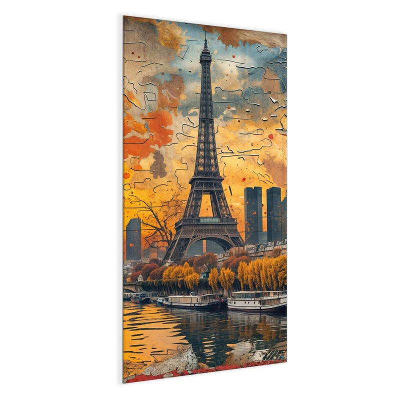 Magnettafel - Paris als Collage