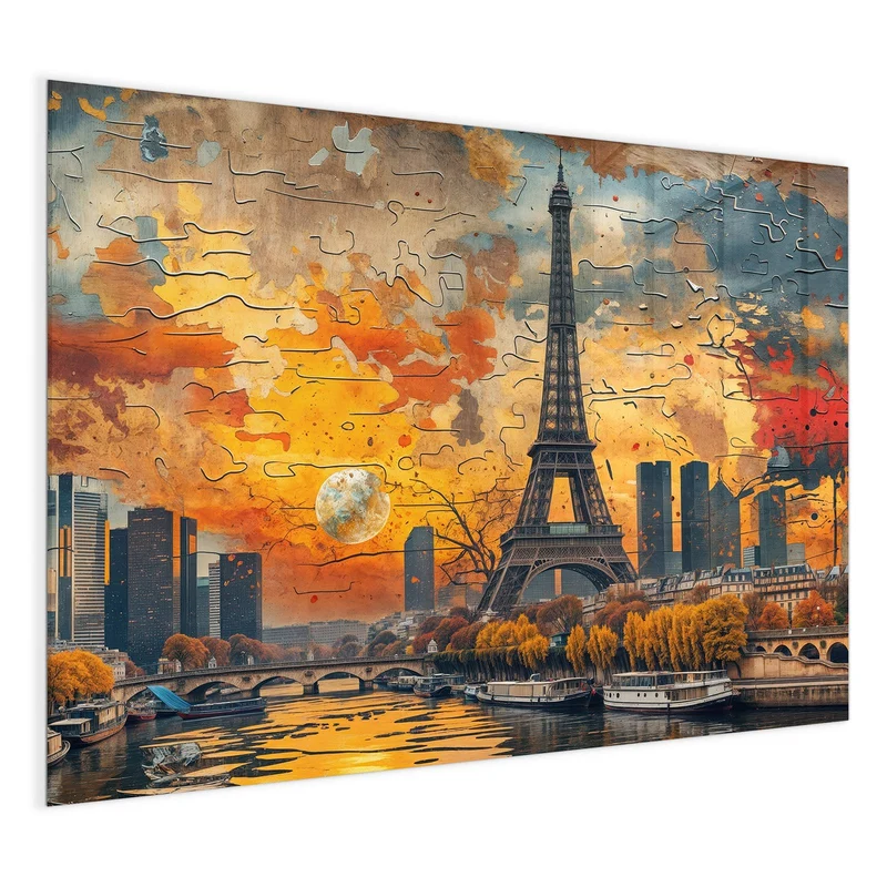 Magnettafel - Paris als Collage