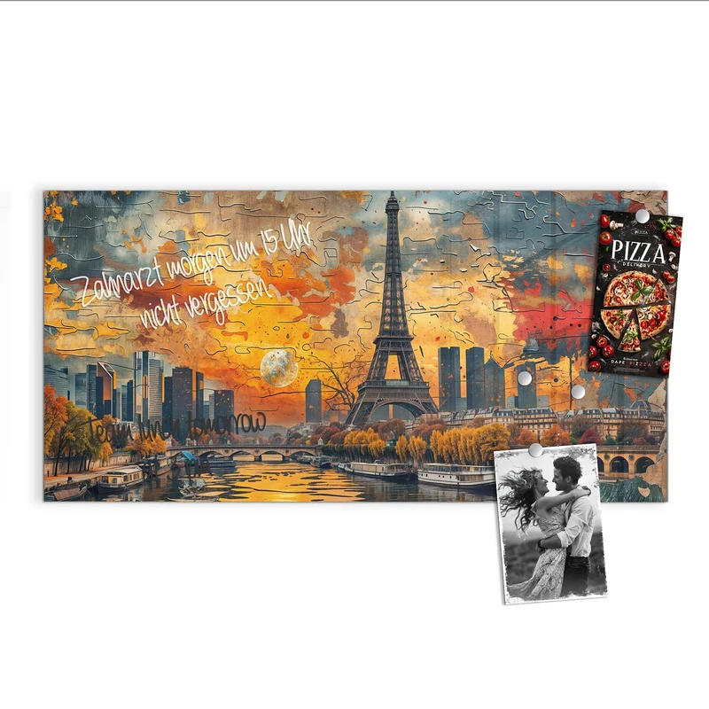 Magnettafel - Paris als Collage