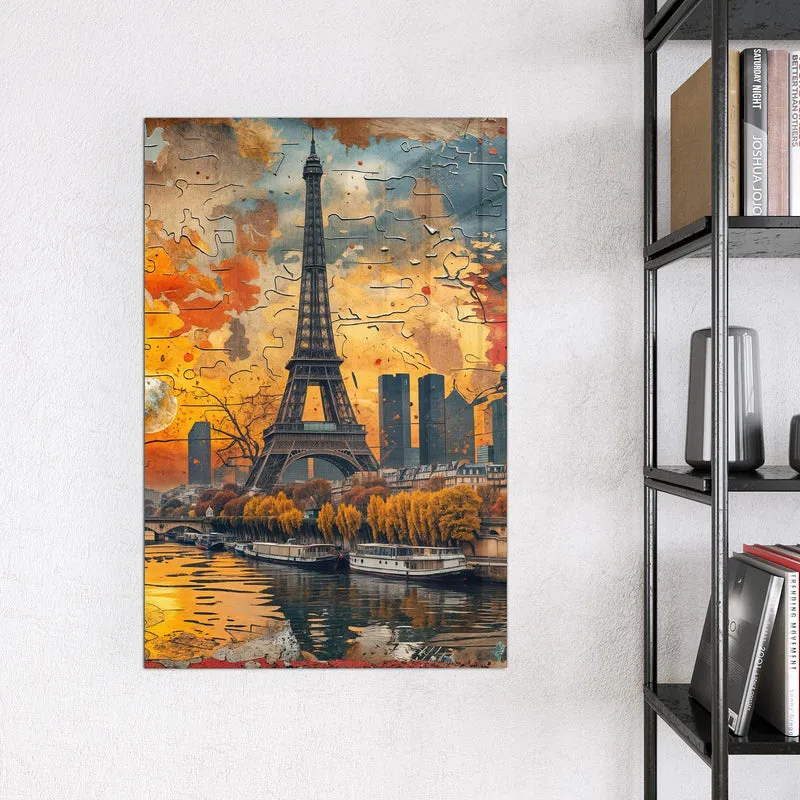 Magnettafel - Paris als Collage