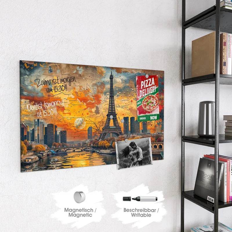 Magnettafel - Paris als Collage
