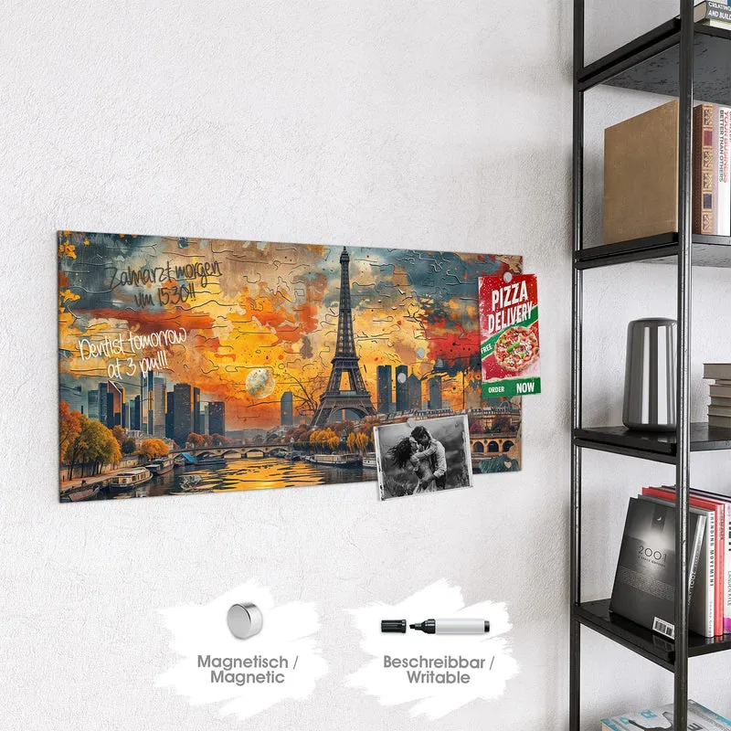 Magnettafel - Paris als Collage
