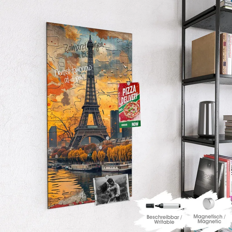 Magnettafel - Paris als Collage