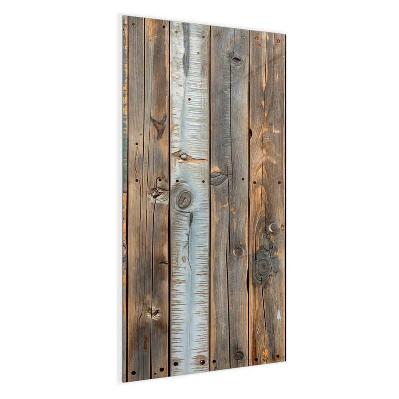 Magnettafel - Bunte Holzwand