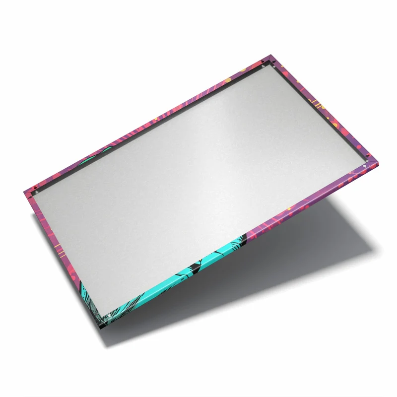 Metall Magnettafel - Mann mit rotem Herz