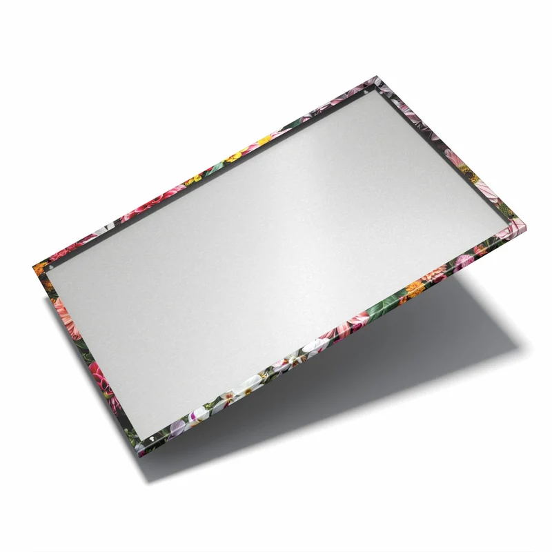 Metall Magnettafel - Bunter Blütenteppich