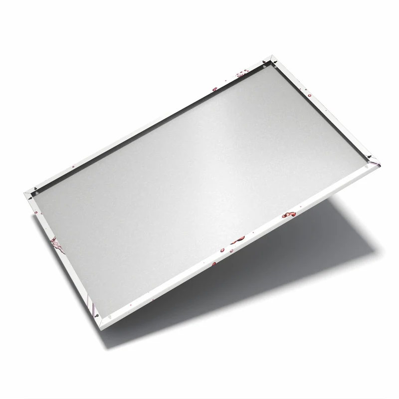 Metall Magnettafel - Rotwein in Herzform