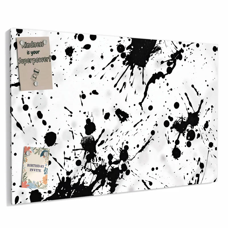 Metall Magnettafel - Tintenspritzer
