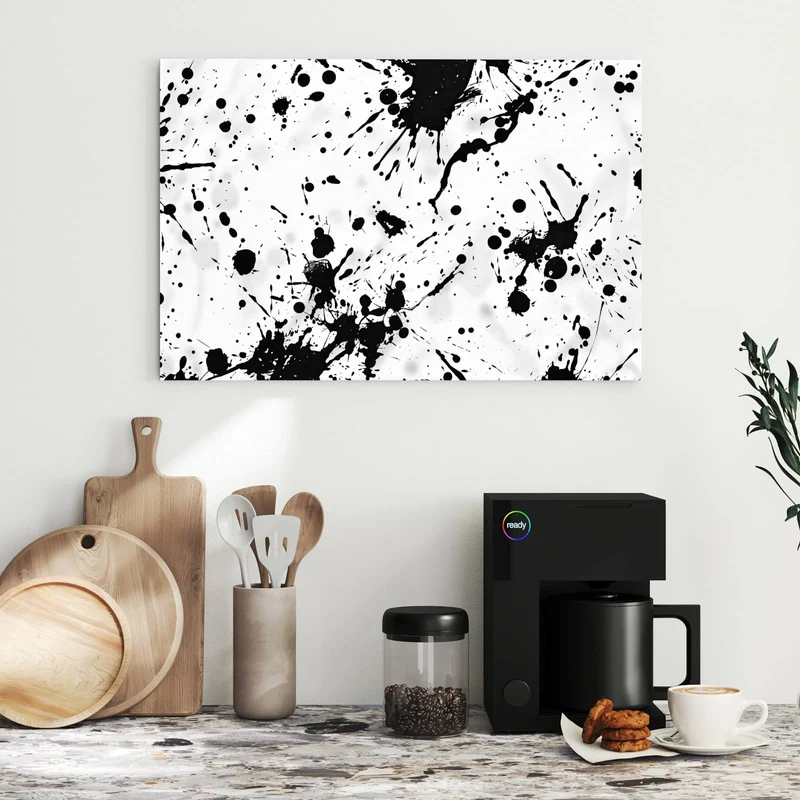 Metall Magnettafel - Tintenspritzer