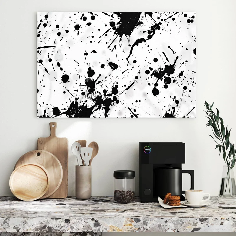 Metall Magnettafel - Tintenspritzer