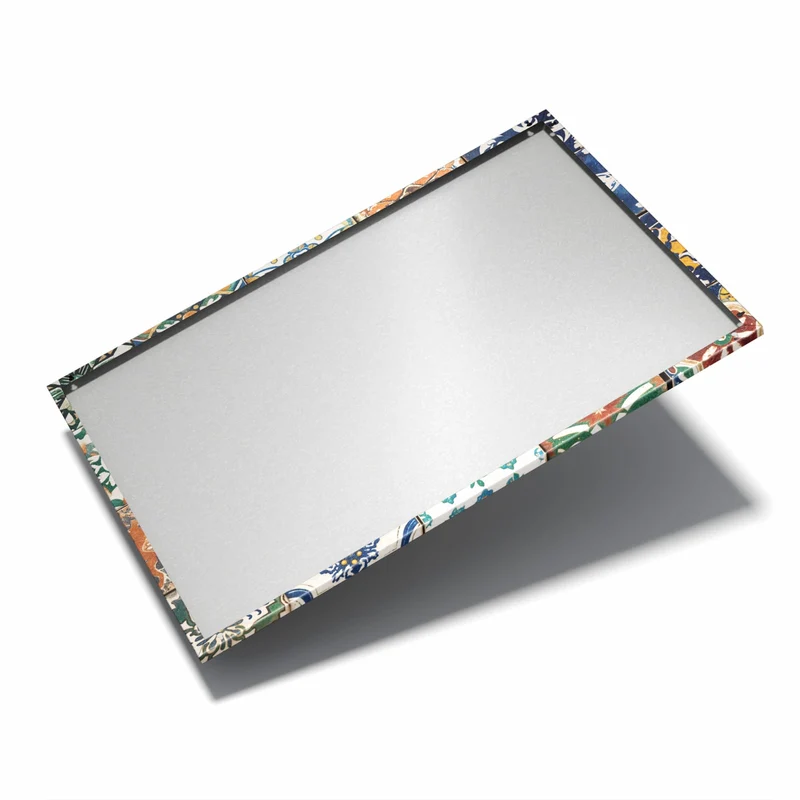 Metall Magnettafel - Mediterrane Fliesen