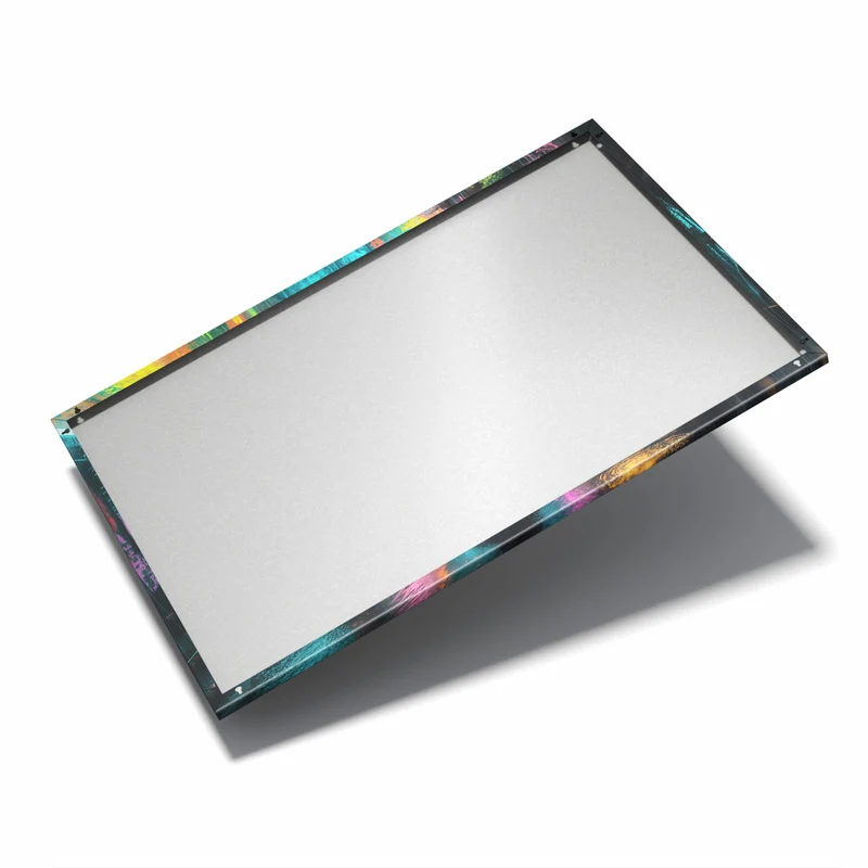 Metall Magnettafel - Regen bei Nacht