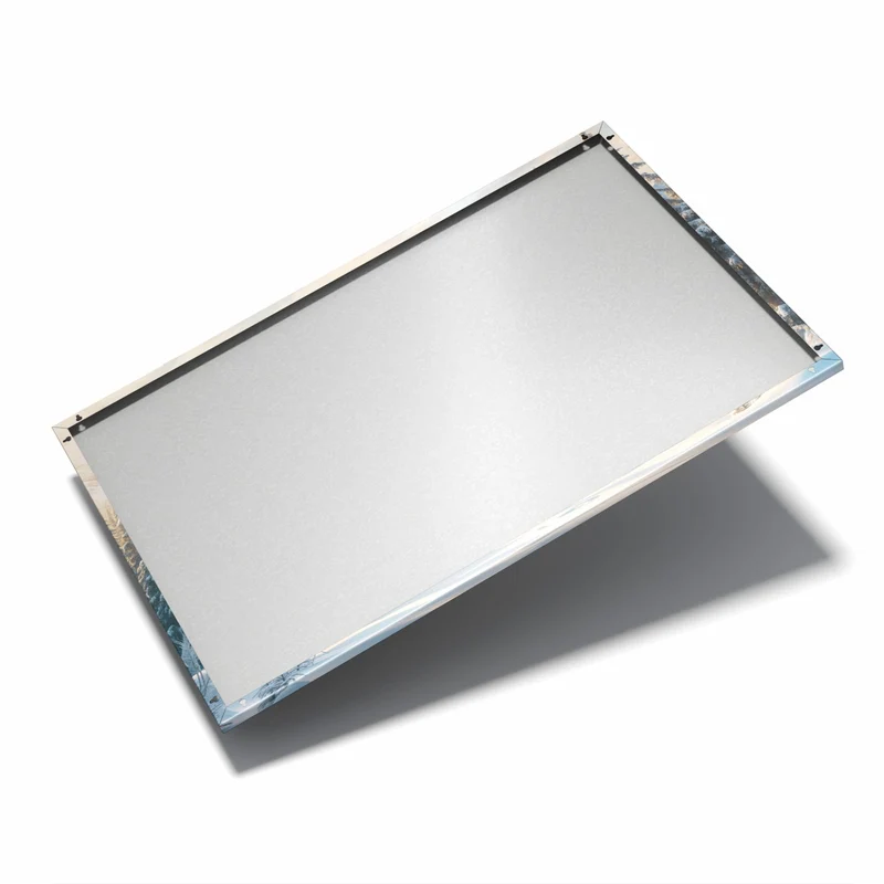 Metall Magnettafel - Verschneiter Tannenwald