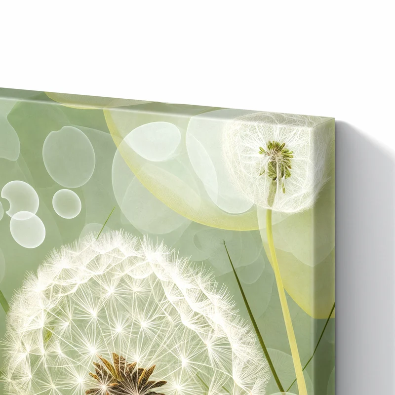 Metall Magnettafel - Zwei Pusteblumen