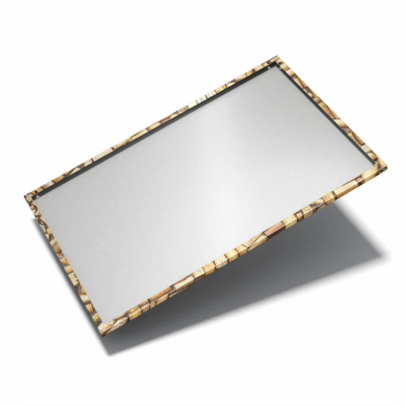 Metall Magnettafel - Weinkorken von oben