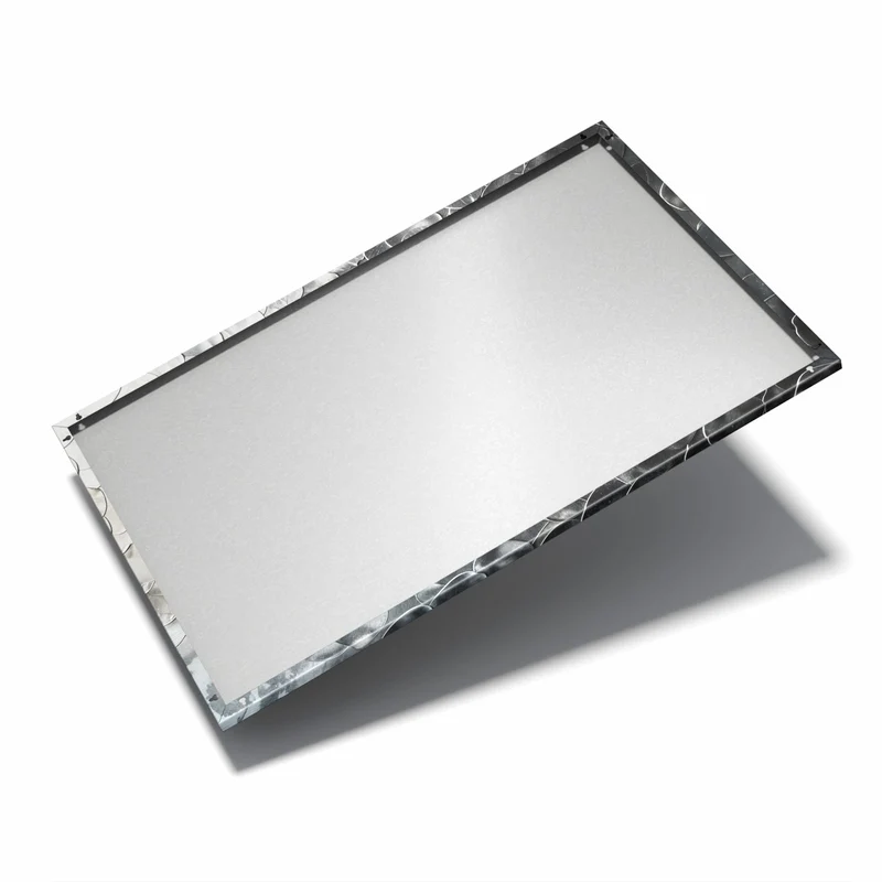 Metall Magnettafel - Silberne Schuppen