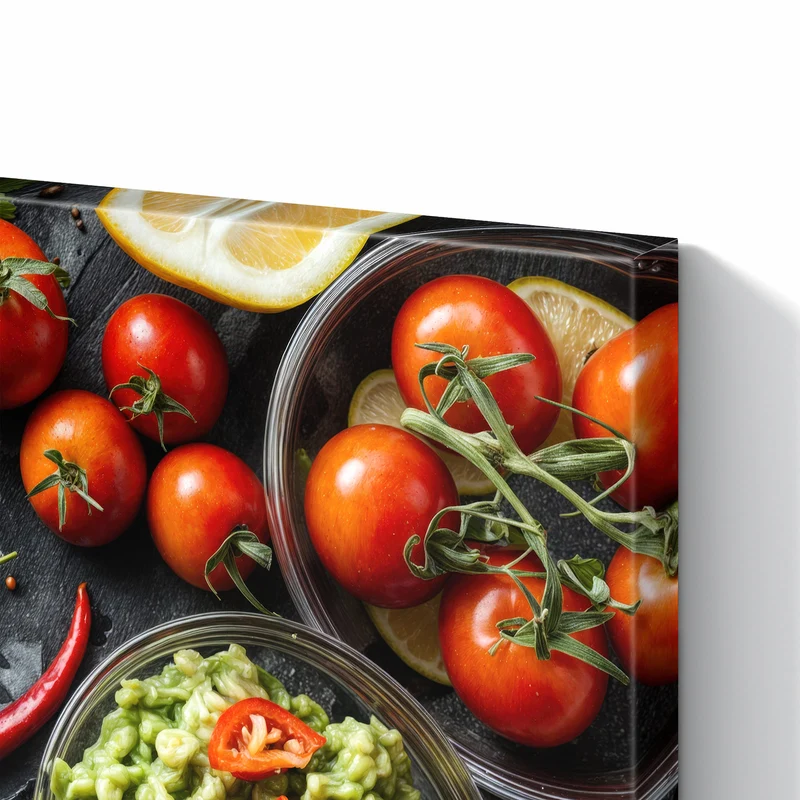 Metall Magnettafel - Guacamole mit Nachos