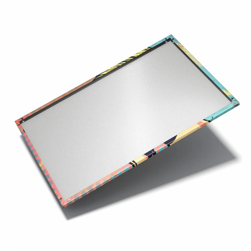 Metall Magnettafel - Telefonierende Frau
