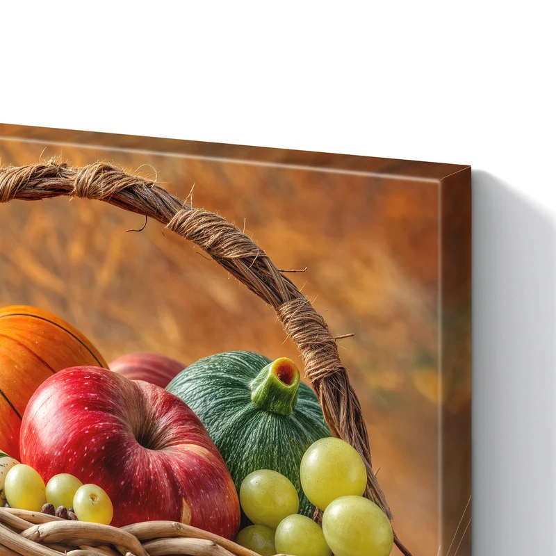 Metall Magnettafel - Herbstlicher Korb