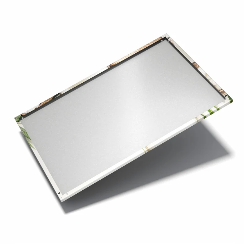 Metall Magnettafel - Kokosnüsse und Blätter