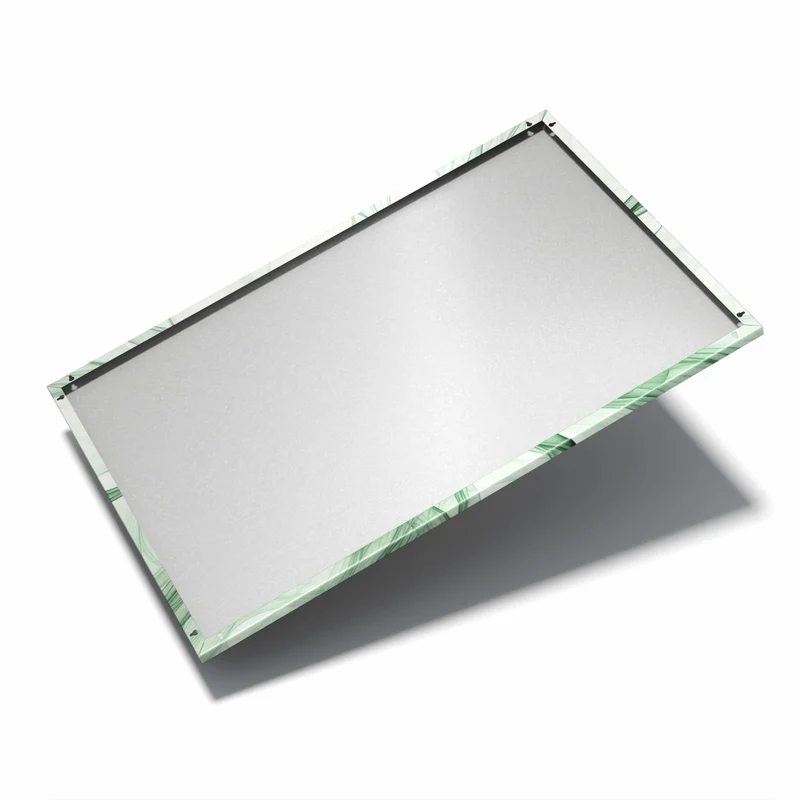 Metall Magnettafel - Grünes Netzmuster