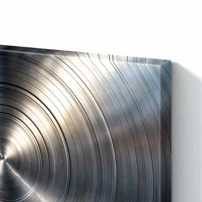 Metall Magnettafel - Konzentrische Kreise
