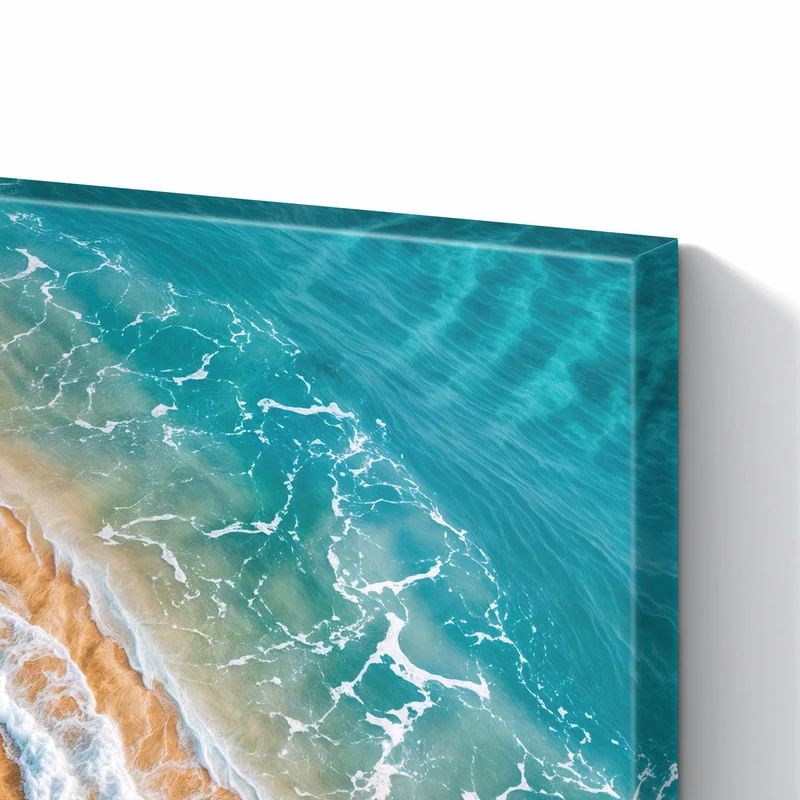 Metall Magnettafel - Sandrippen am Ufer